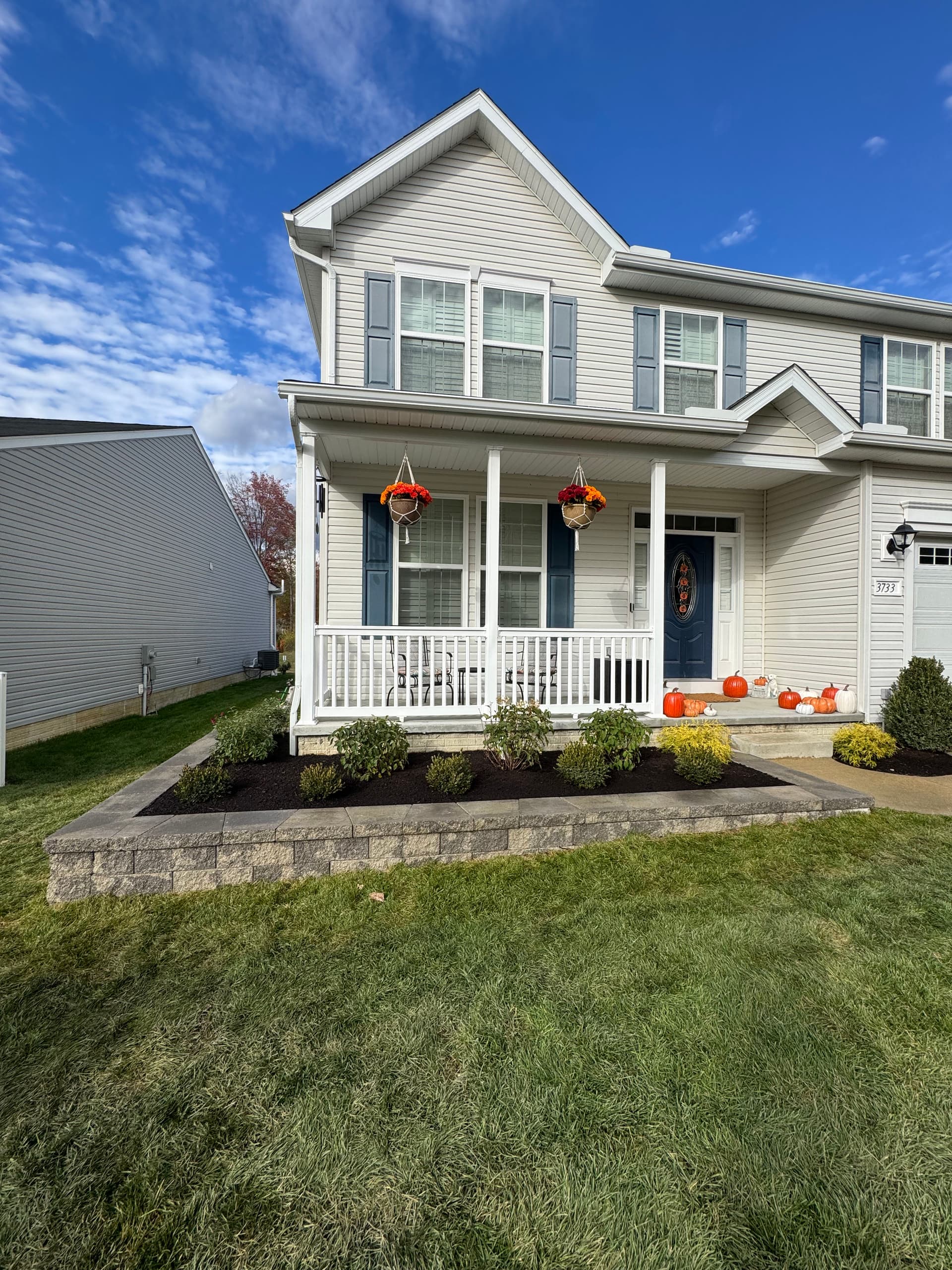 Full Front and Backyard Overhaul With Sod, Patio, Fence and Lighting