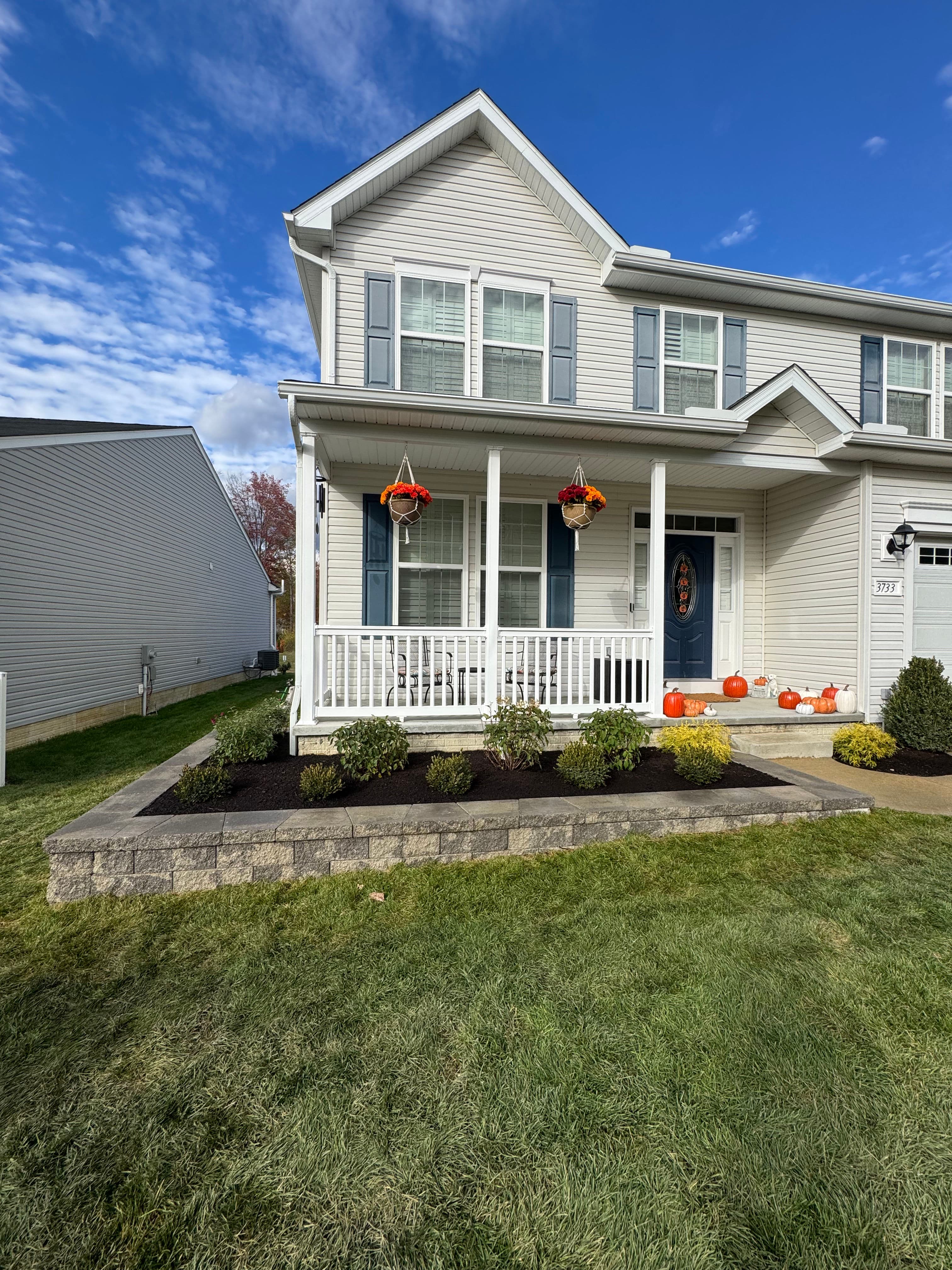 Project Full Front and Backyard Overhaul With Sod, Patio, Fence and Lighting image