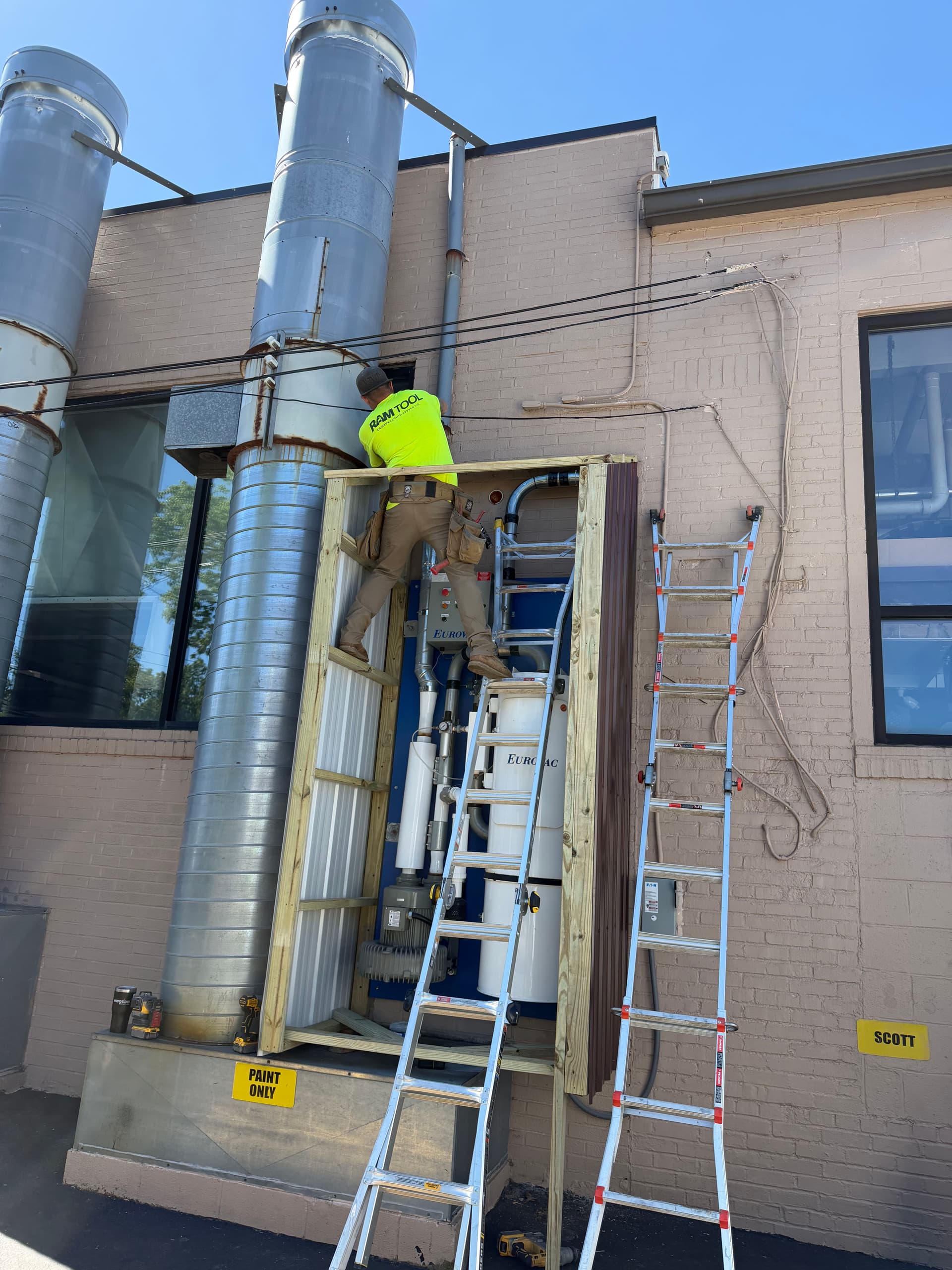 Gallery photos for Commercial Vac System Enclosure Built to Last: Image #1