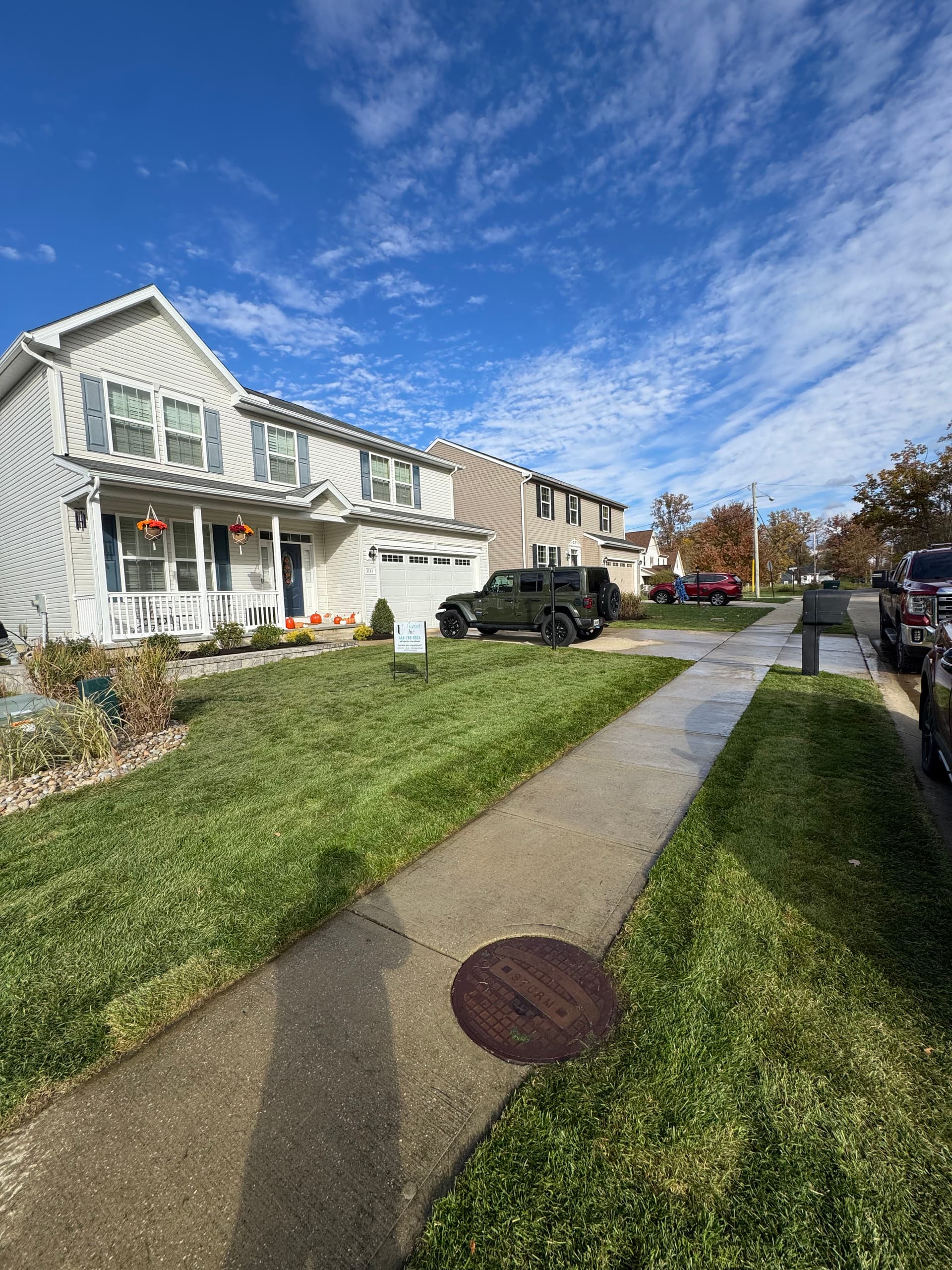 Full Front and Backyard Overhaul With Sod, Patio, Fence and Lighting