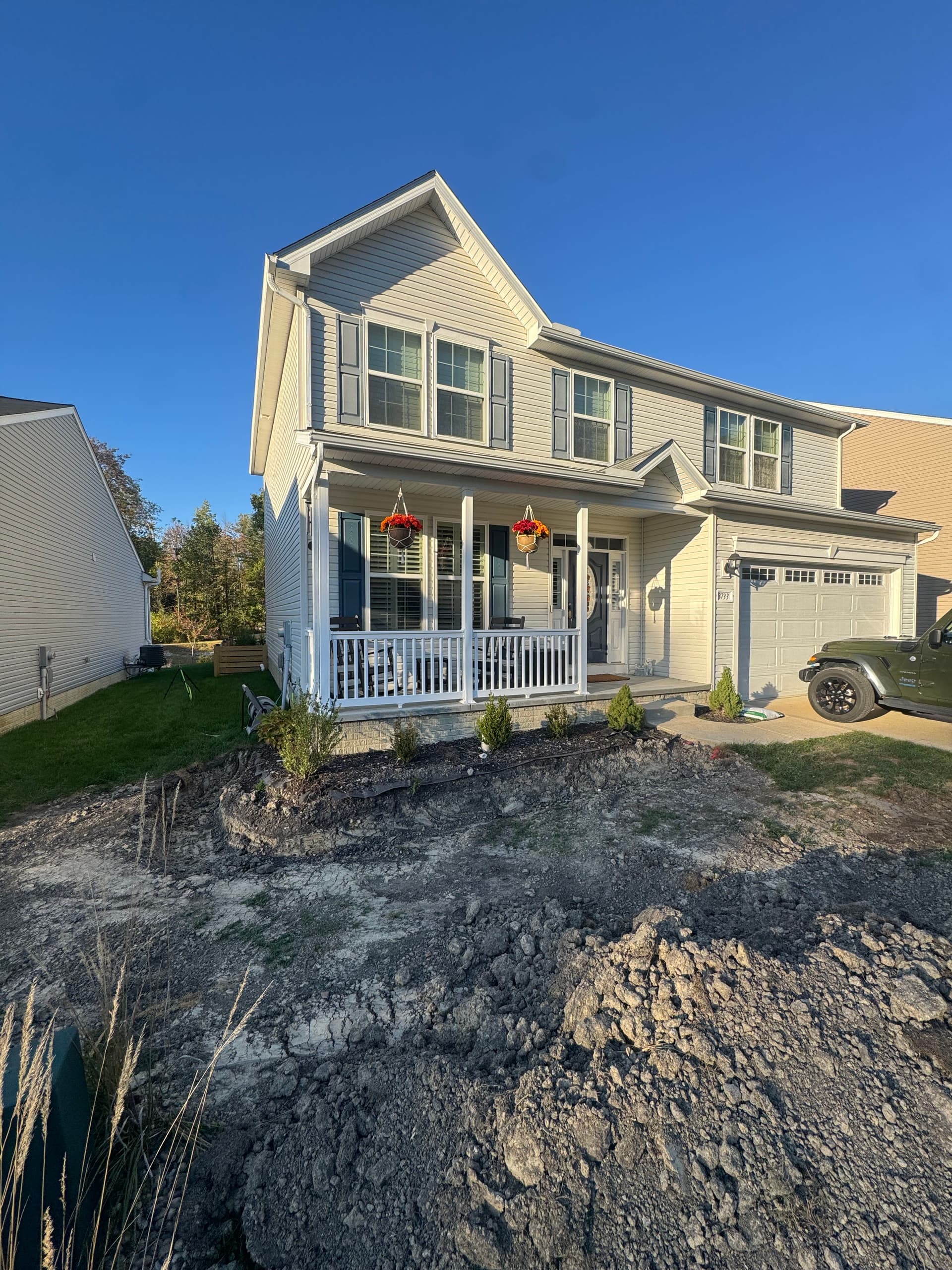 Full Front and Backyard Overhaul With Sod, Patio, Fence and Lighting