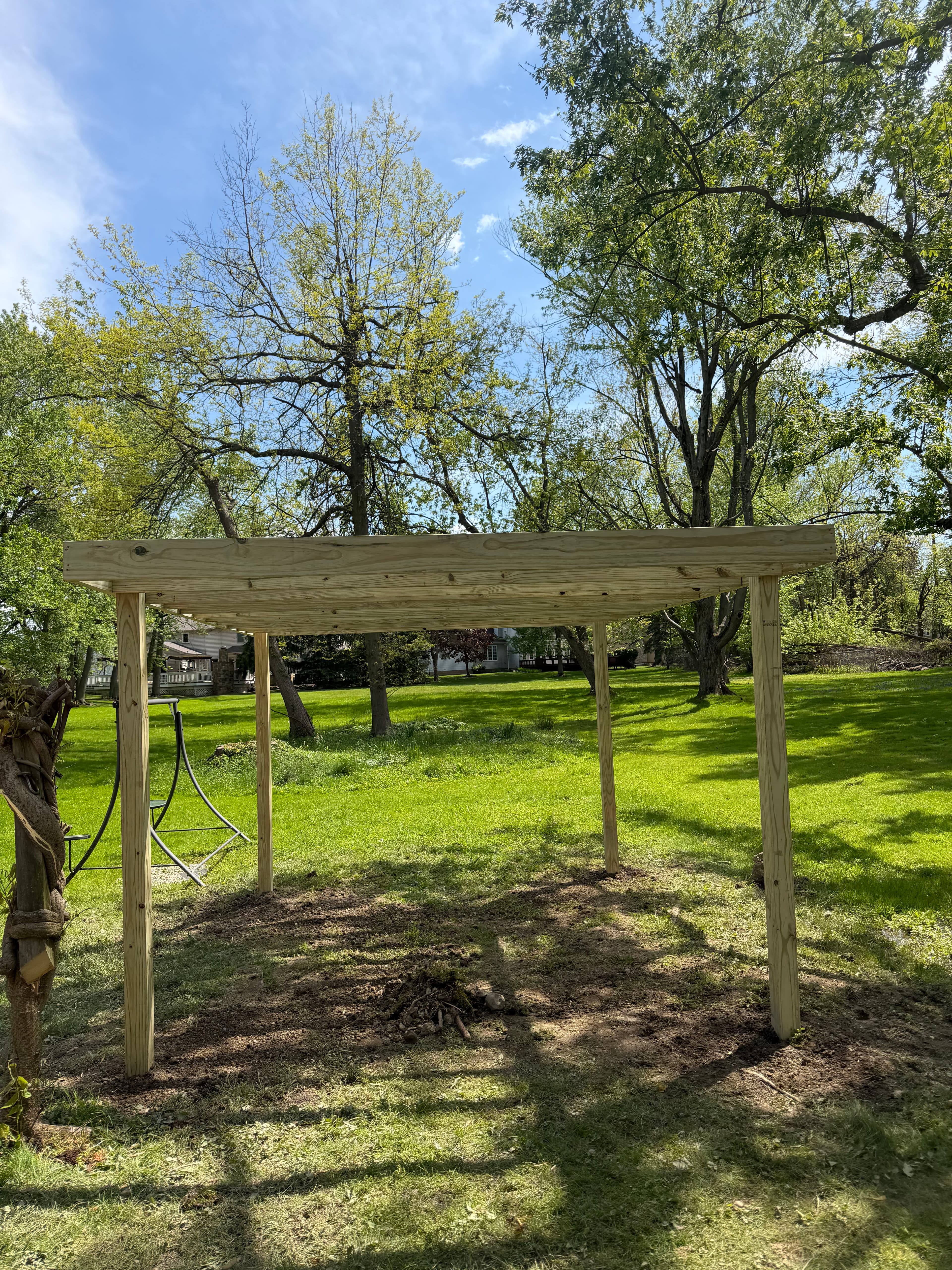 Project Old Pergola Torn Down and Rebuilt From the Ground Up image