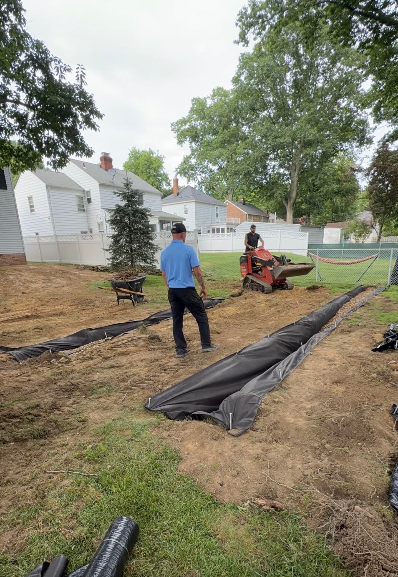 Gallery photos for Backyard Drainage Fix and Grade Prep Done Right: Image #1